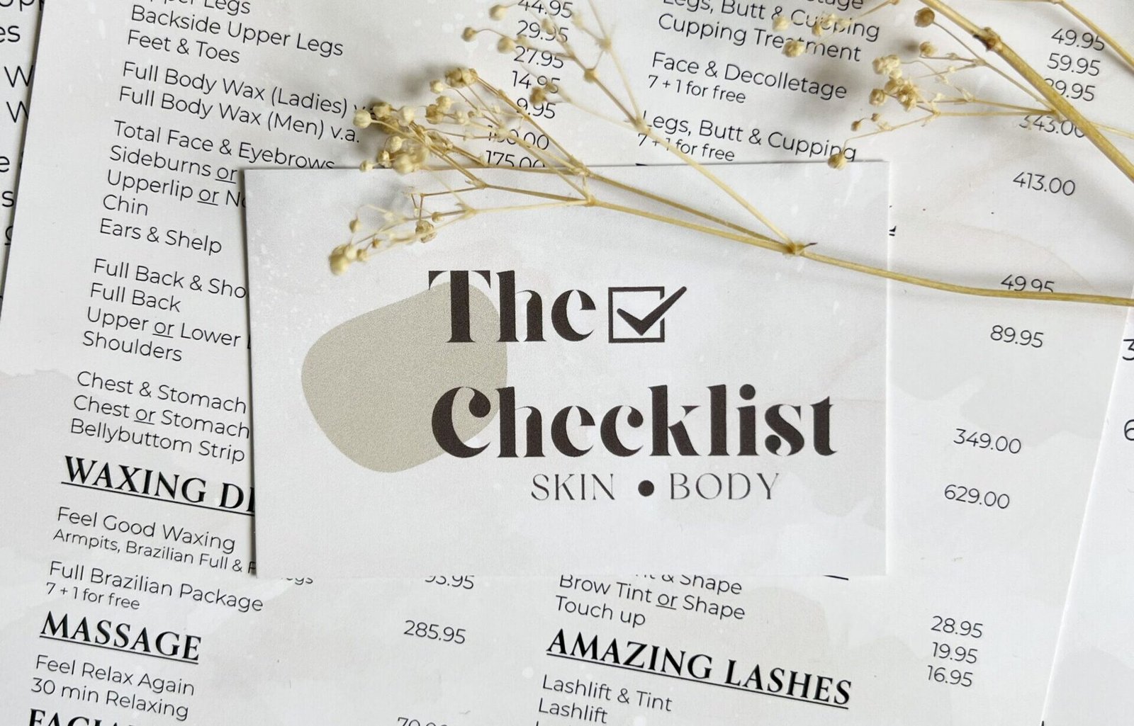 DESIGN. THE CHECKLIST.