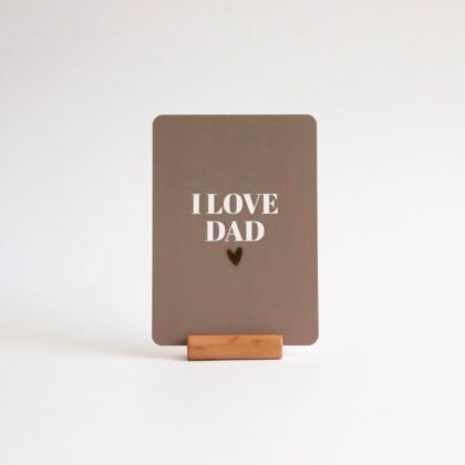 Ansichtkaart I love Dad