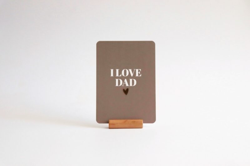 Ansichtkaart I love Dad