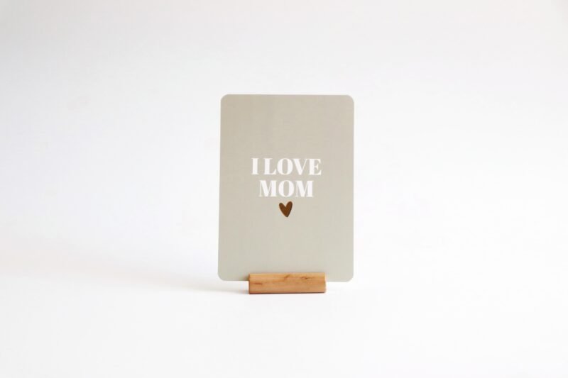 Ansichtkaart I love Mom