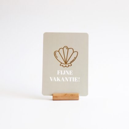 Ansichtkaart Fijne vakantie
