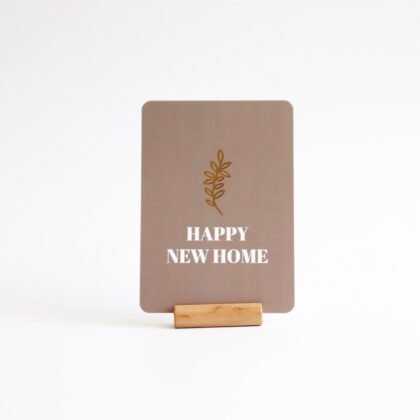 Ansichtkaart Happy new home