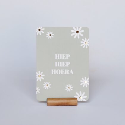 Ansichtkaart Hiep Hiep Hoera