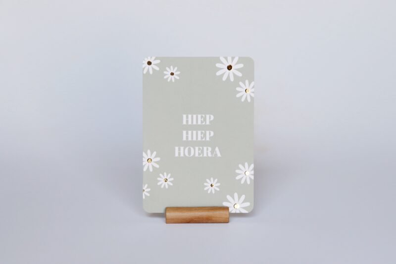 Ansichtkaart Hiep Hiep Hoera