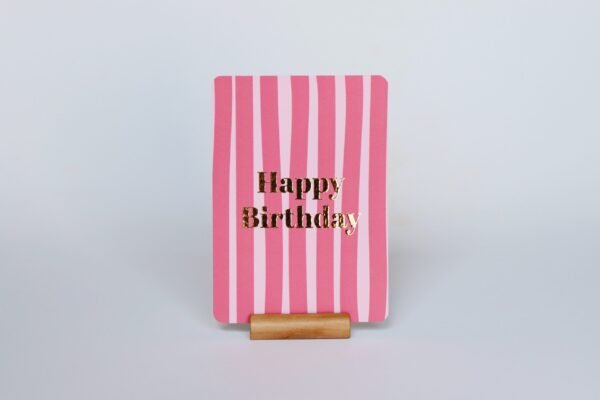 Happy Birthday roze - Afbeelding 2