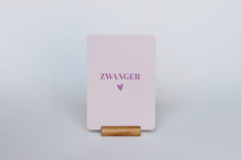 Ansichtkaart Zwanger