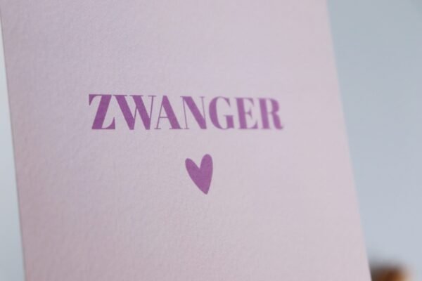 Ansichtkaart Zwanger - Afbeelding 2