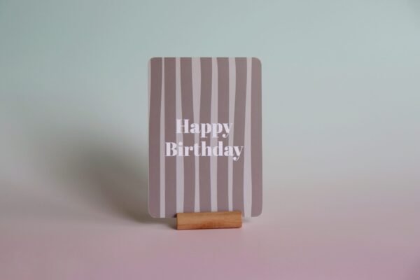 Happy Birthday beige - Afbeelding 2