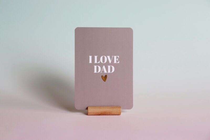 Ansichtkaart I love Dad - Afbeelding 2