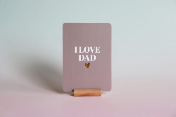 Ansichtkaart I love Dad - Afbeelding 2