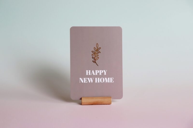 Ansichtkaart Happy new home - Afbeelding 2