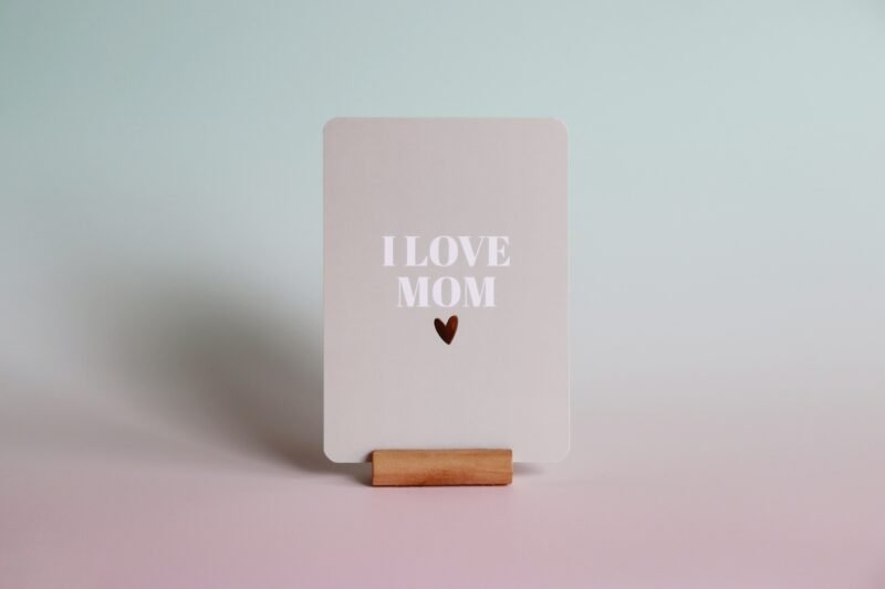 Ansichtkaart I love Mom - Afbeelding 2