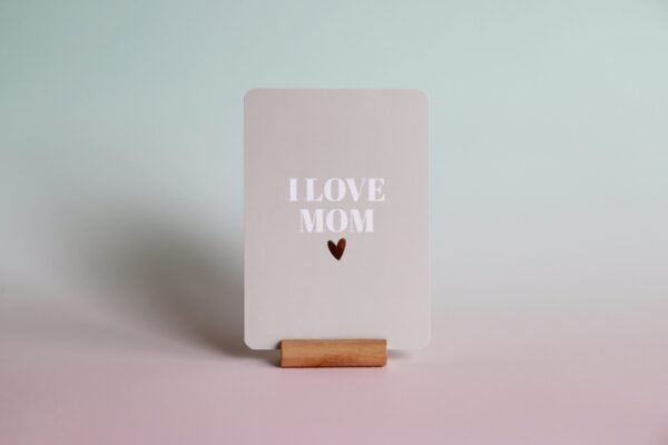Kaart I love Mom - Afbeelding 2