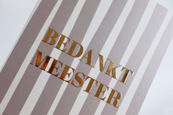 Bedankt meester - Afbeelding 2