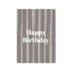 Happy Birthday beige