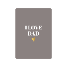 Ansichtkaart I love Dad