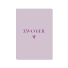 Ansichtkaart Zwanger