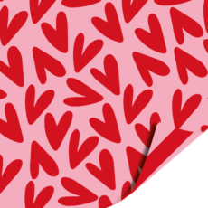 Cadeaupapier Cupid’s Choice Rood