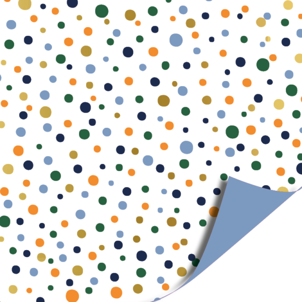 Cadeaupapier Polka Party Blue - Afbeelding 2