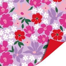 Cadeaupapier Floral Vibes Lila
