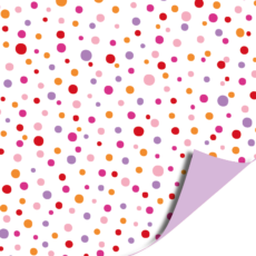 Cadeaupapier Polka Party Pink