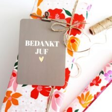 Cadeaupapier Floral Vibes Roze