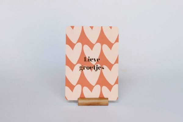 Kaart Lieve groetjes - Afbeelding 2