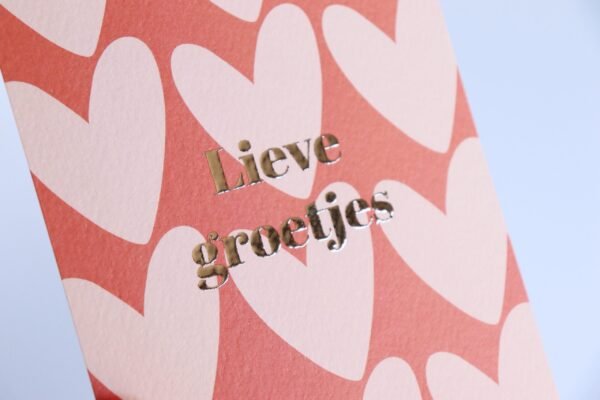 Kaart Lieve groetjes - Afbeelding 3