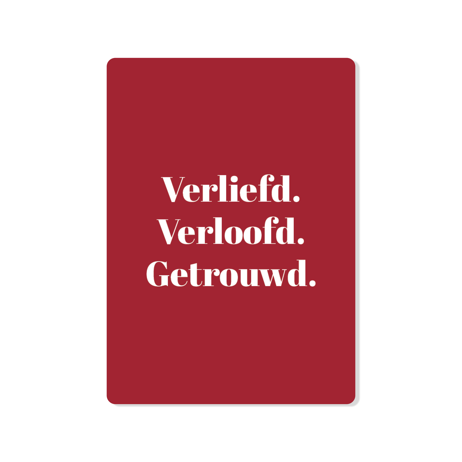 Verliefd, Verloofd, ...