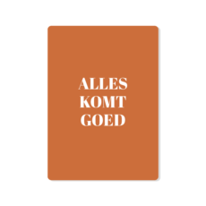 Kaart Alles komt goed