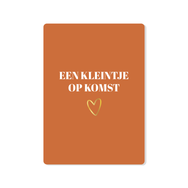 Kleintje op komst