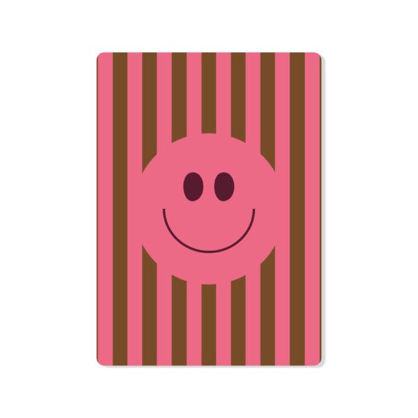 Kaart Smiley gestreept