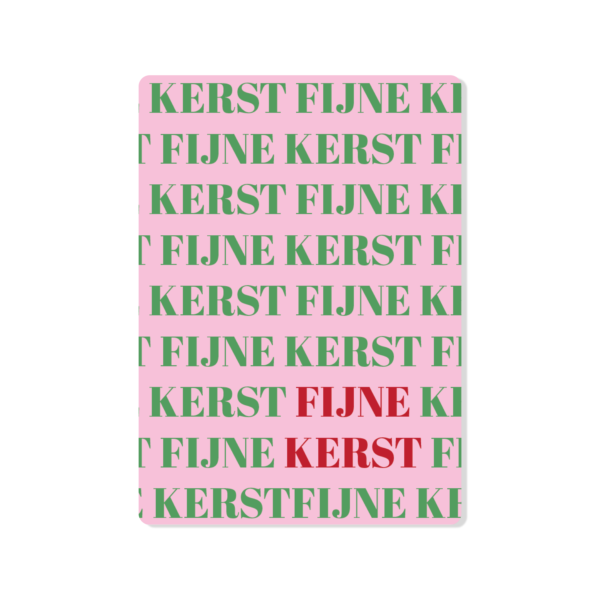 Kaart Fijne Kerst
