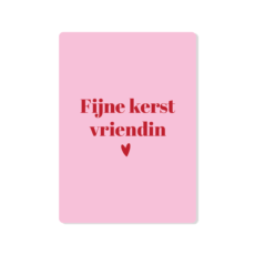 Fijne Kerst vriendin