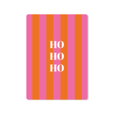 Kerstkaart Ho Ho Ho