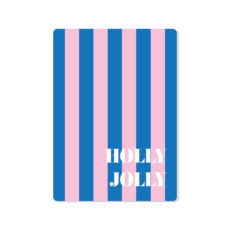 Kerstkaart Holly Jolly