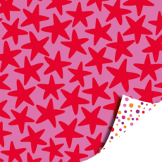 Cadeaupapier Starry Night Pink