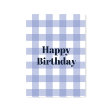 Happy Birthday Blauw