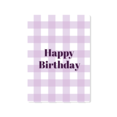 Happy Birthday Lila Paars