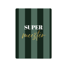 Ansichtkaart Super Meester