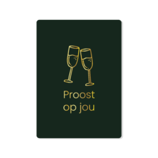 Ansichtkaart Proost op jou