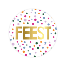 Sticker - Confetti Feest