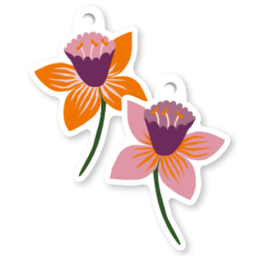 Cadeaulabel Lovely Flower