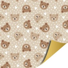 Cadeaupapier Bear Beige