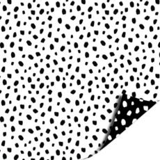 Cadeaupapier Confetti zwart/wit