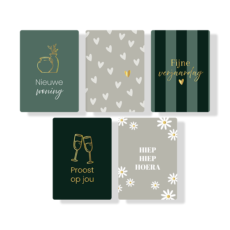 Kaartenpakket groen