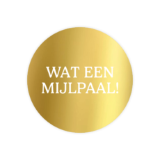 Sticker - Mijlpaal