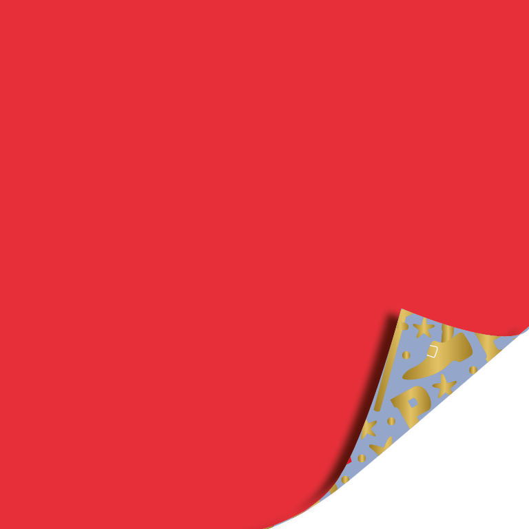 Cadeaupapier Sinterklaas Mijter lichtblauw - Afbeelding 2