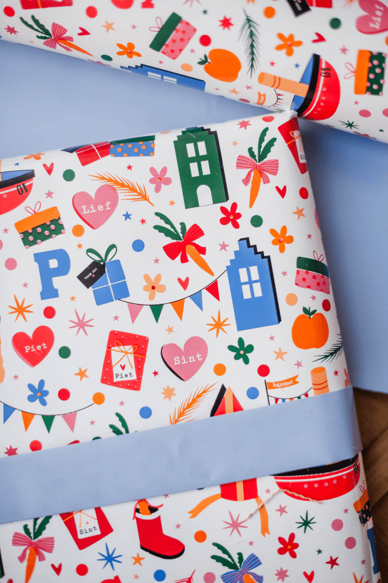 Cadeaupapier Sinterklaas pret - Afbeelding 3