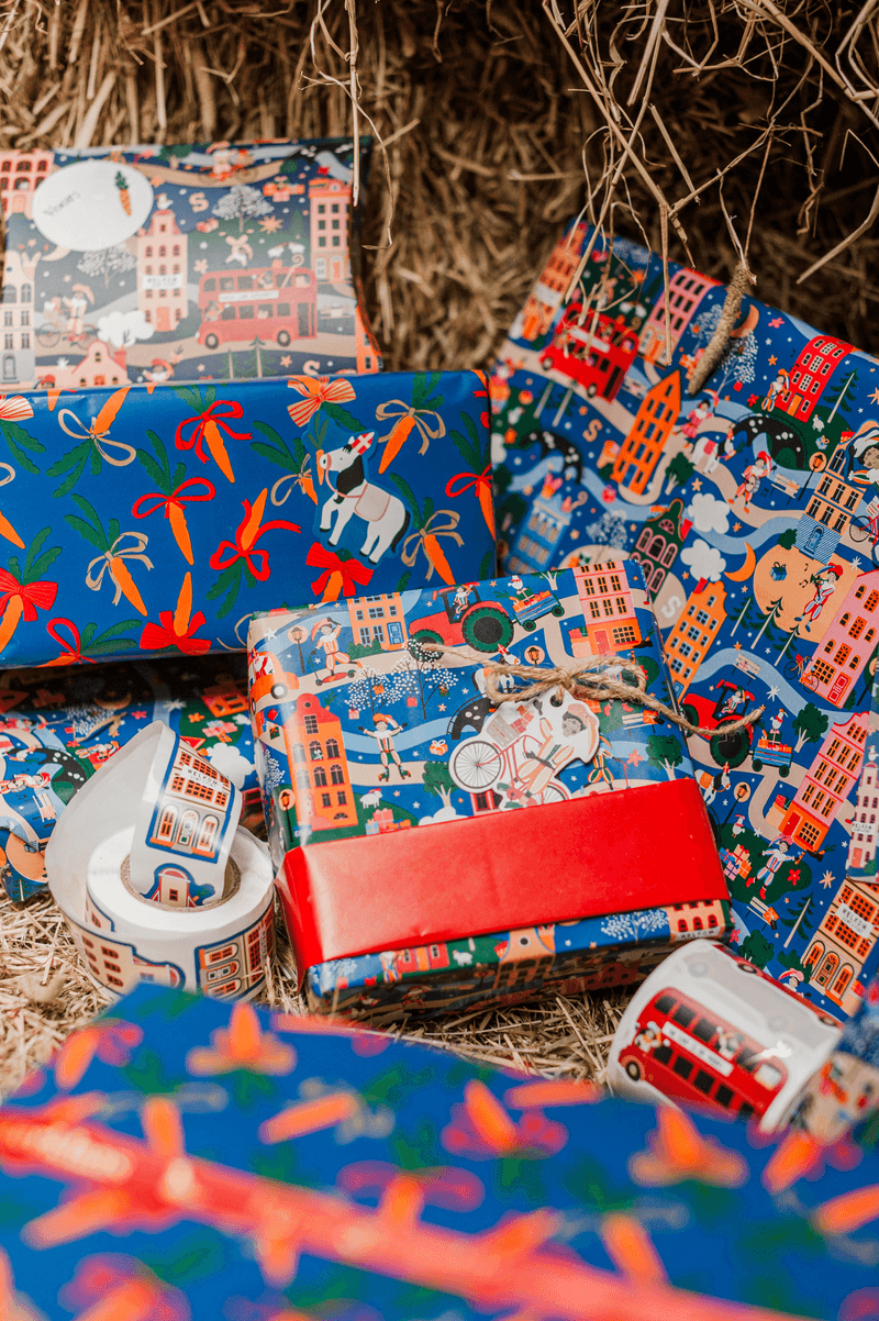 Cadeaupapier Sinterklaas Dorp - Afbeelding 4
